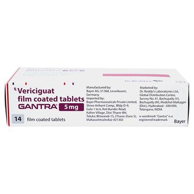 GANTRA 5mg Tablet 14's - Heart Failure-Car