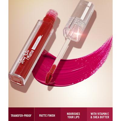 Swiss Beauty Stay On Matte Liquid Lipstick-Rich Berry 2 gm - Liquid Lipsticks