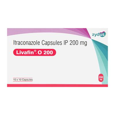 LIVAFIN O 200 Capsule 10's - Fungal Infections-Anf