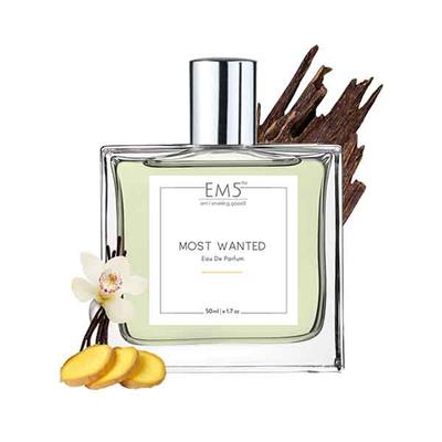 EM5 Most Wanted Perfume for Men - Eau de Parfum Spray, Vanilla Woody Warm Spicy Fragrance 50 ml - Men Perfumes (Edt/Edp)