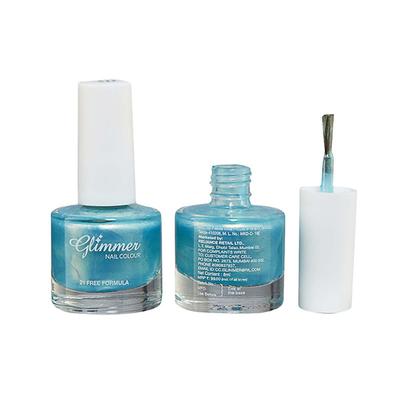 Glimmer Nail Enamel Unicorn Blue 8 ml - Nail Polish