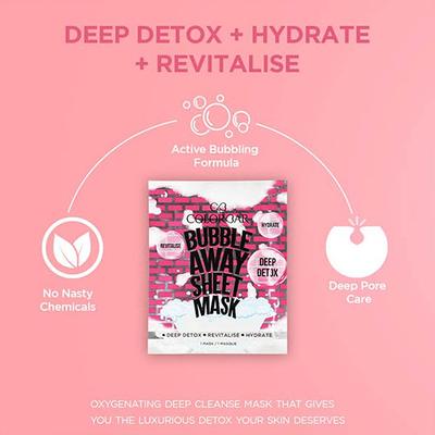 Colorbar Bubble Away Sheet Mask 28 gm - Sheet Masks
