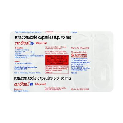 CANDITRAL SB Capsule 10's - Fungal Infections-Anf