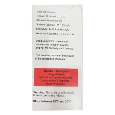 HEP LOCK Solution 10ml - Blood Clot-Ant