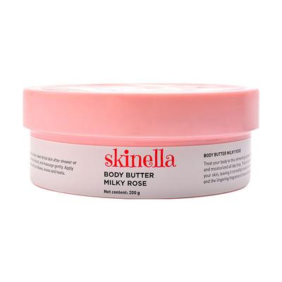 Skinella Milky Rose Body Butter 200 gm - Body Butter