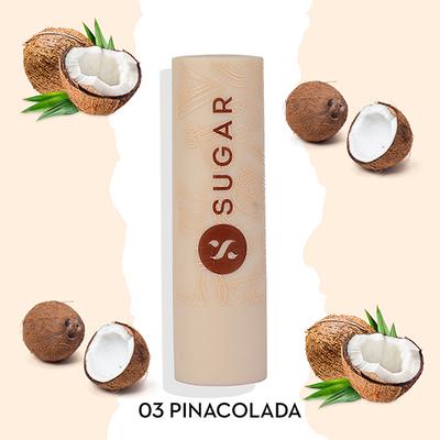 SUGAR Cosmetics Tipsy Lips Moisturizing Balm - 03 Pinacolada 4.5 gm - Lipsticks