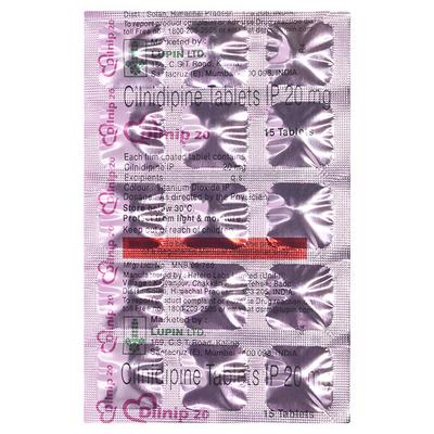 DILNIP 20 Tablet 15's - Hypertension-Cal