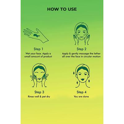 Organic Harvest Acne Control Face Wash - Organic Neem & Tea Tree 50 gm - Face Wash & Cleansers