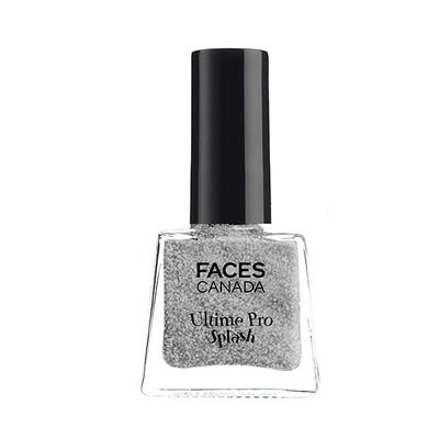 Faces Canada Ultime Pro Splash Nail Enamel Silver Frost 61 5ml - Nail Polish