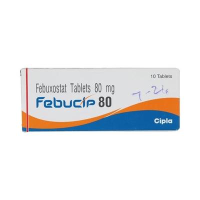 Febucip 80mg Tablet 10'S - Gout