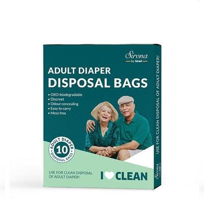 Sirona Adult Diaper Disposal Bags 10's - Adult Diapers & Pads