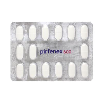 PIRFENEX 600mg Tablet 15's - Idiopathic Pulmonary Fibrosis