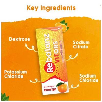 Rebalanz VIT ORS Drink - Orange Flavour 200 ml - Energy Drinks