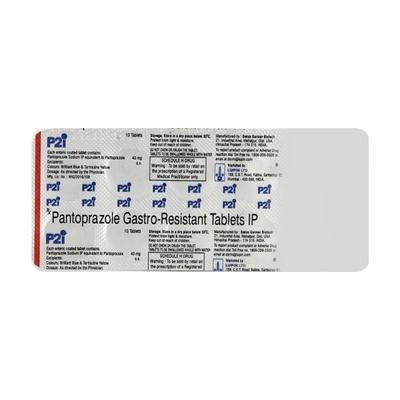 P2I Tablet 10'S - Ulcer/Reflux/Flatulence-Aaa