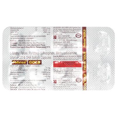 FOLICAN GOLD Capsule 10's - Supplements-Vam