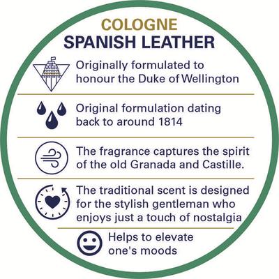 Truefitt and Hill Spanish Leather Cologne Perfume Essential Grooming Collection 100 ml - Men Perfumes (Edt/Edp)