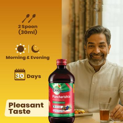 Zandu Pancharishta Digestive Tonic 450 ml - Digestive Care