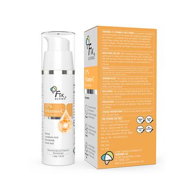 Fixderma 17% Vitamin C Face Serum for Glowing Skin Anti Aging Night Face Serum 30 gm - Face Serum