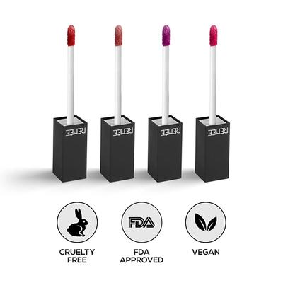 Renee Stay with Me Matte Liquid Lipstick - Juicy Berries, 5ml each 4's - Liquid Lipsticks