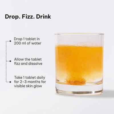 HealtHKart HK Vitals Glutathione, Orange Flavour (Effervescent Tablets) 15's - Multi-Vitamins