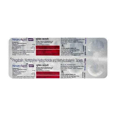 NEUROKEM MNT Tablet 10's - Neuropathic Pain-Dru