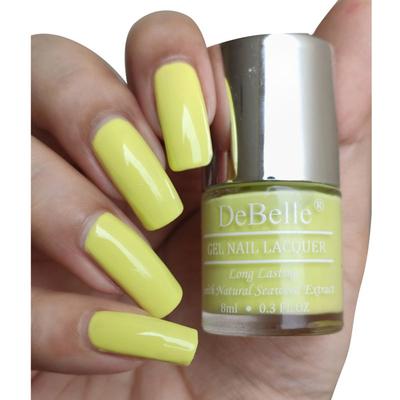 DeBelle Gel Nail Lacquer Lemon Tart Lemon Yellow Nail Polish 8 ml - Nail Polish