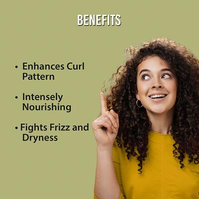 Xo Curls Hydrating Leave In Conditioner With Argan Oil And Olive Squalane To Tame Dryness & Frizz 100 ml - Conditioners