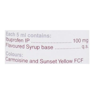 Ibugesic Orange Flavour Suspension 100ml - Pain relief-Nsa