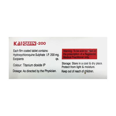 Kaiquin 200mg Tablet 10'S - Malarial