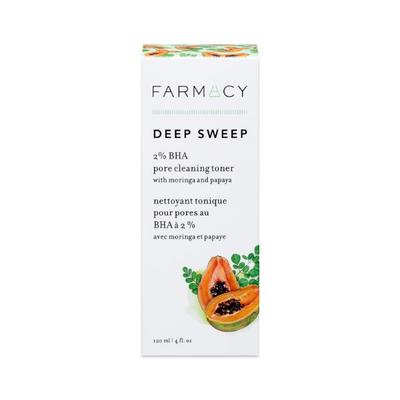 Farmacy Deep Sweep 2% BHA Pore Cleaning Toner with Moringa+Papaya 120ml - Face Gels