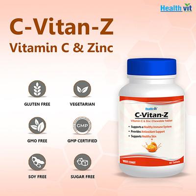 Healthvit C-Vitan-Z Tablet 60's - Multi-Vitamins