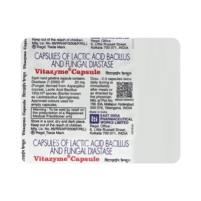 Vitazyme Capsule 10'S - Digestion-Dig