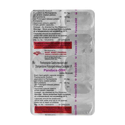 PANDACE DSR Capsule 10's - Ulcer/Reflux/Flatulence-Aaa