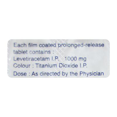 Torleva XR 1gm Tablet 10'S - Epilepsy/Convulsion-Ant