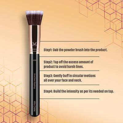 Miss Claire M44 - Duo Fibre Stippling Brush (Rose Gold) 1's - Face Brush