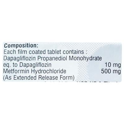 DAPAGAIN M 10/500 Tablet 15's - Diabetes-Ant