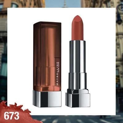 Maybelline New York Color Sensational Creamy Matte Lipstick, 673 Midtown Pink 1's - Lipsticks