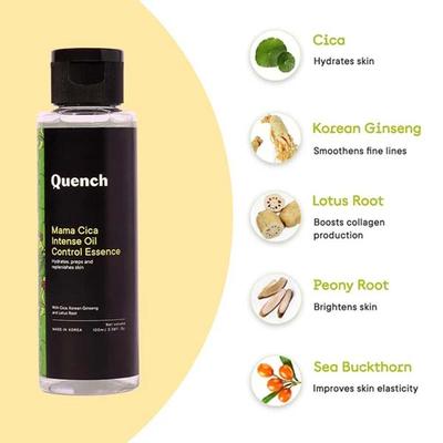 Quench Botanics Mama Cica Intense Oil Control Essence 100 ml - Face Mists