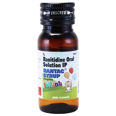 RANTAC MINT INFANT Syrup 30ml - Ulcer/Reflux/Flatulence-Aaa
