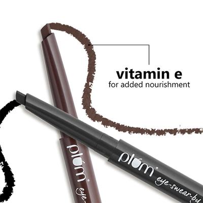 Plum Eye-Swear-By Brow Definer With Vitamin E - Umber Brown 02 0.3 gm - Eyebrow Pencils & Enhancers
