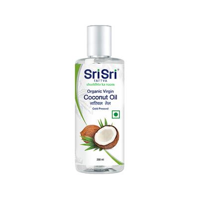 Sri Sri Tattva Organic Virgin Coconut Oil 200 ml - Hair Oils