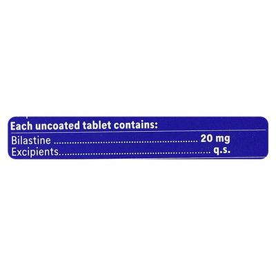 UBIL 20mg Tablet 10's - Allergies-Ant