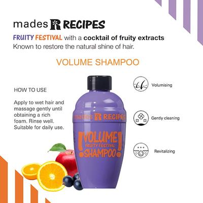 MADES Recipes Fruity Festival Bottle Shampoo 100 ml - Shampoos
