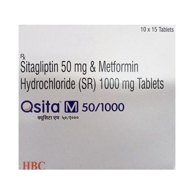 QSITA M 50/1000 Tablet 15's - Diabetes-Ant