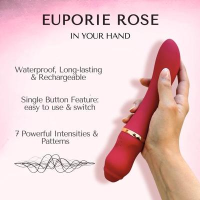 Libertee Premium Rechargeable Massager 7 Modes Rouge 1's - Massagers And Vibrators