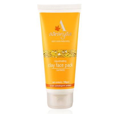 Aaranyaa Rejuvenating Clay Face Pack Turmeric 100 gm - Face Packs