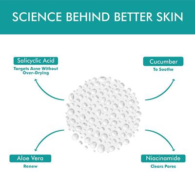 The Love Co. Bacne Warrior Acne Fighting Body Spray - With 02% Salicylic Acid + Niacinamide + Cucumber + Aloevera 100 ml - Creams, Lotions & Oils