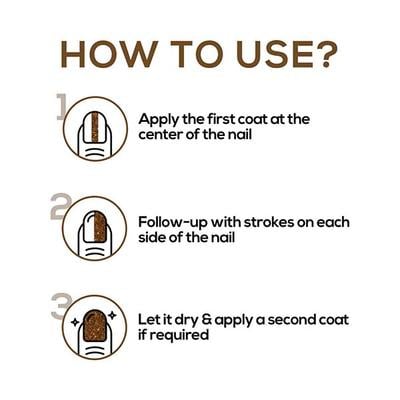 Renee Glitterati Nail Paint - Copper Blaze 10 ml - Nail Polish