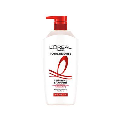 Loreal Paris Total Repair 5 Repairing Shampoo 4 Percent Repair Concentrate with keratin 1000ml - Shampoos