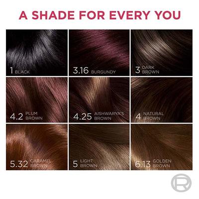 Loreal Paris New Excellence Creme Hair Color Hyaluronic Acid Mini Shade 1 Black (25gm + 25ml) 1's - Crème